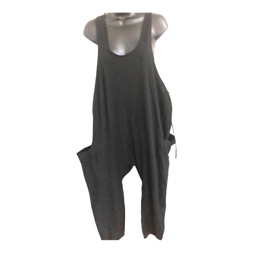 Black slouchy relaxed loose fit FP movement hot shot style onesie size small new